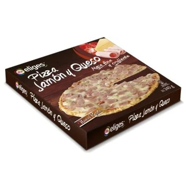 Pizza de jamón y queso 340 g - 0.34 kg - Imagen del producto en Findit