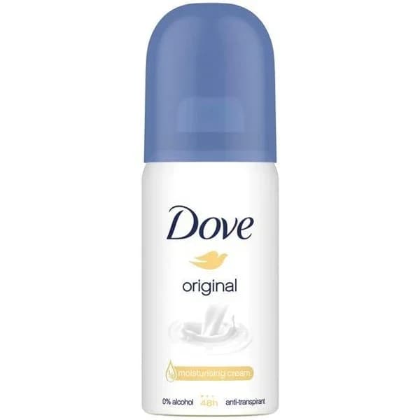 Desodorante original mini DOVE, spray 35 ml - 1 ud - Imagen del producto en Findit