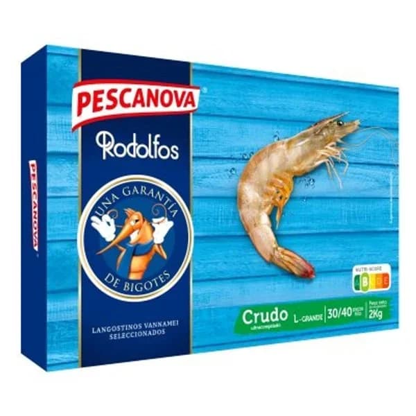 Langostino crudo 30/40 2 kg - 2 kg - Imagen del producto en Findit