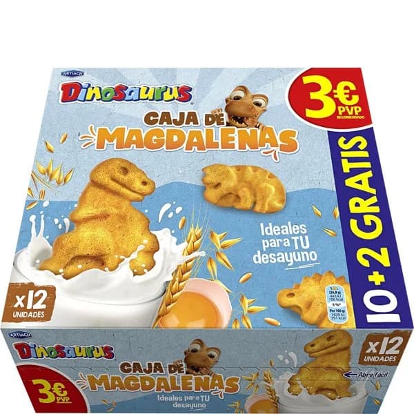 Magdalenas Dinosaurus 10 Unidades - 1 ud - Imagen del producto en Findit