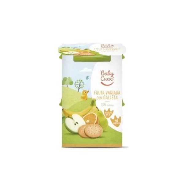 Tarrito fruta variada y galleta 2x200 ml - 0.4 kg - Imagen del producto en Findit
