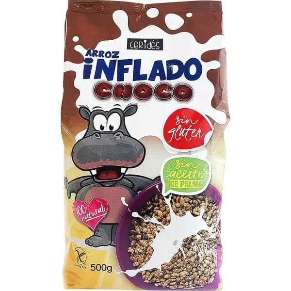 Arroz Inflado Choco Sin Gluten - 0.5 kg - Imagen del producto en Findit