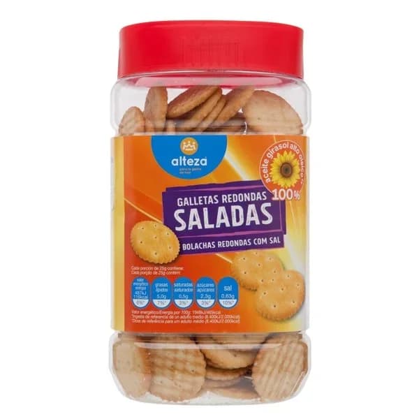 Galleta Mini Cracker Salada Redonda - 0.35 kg - Imagen del producto en Findit