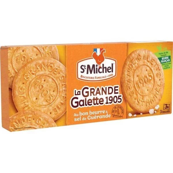 Galletas Grandes Galettes Mantequilla y Sal - 0.15 kg - Imagen del producto en Findit