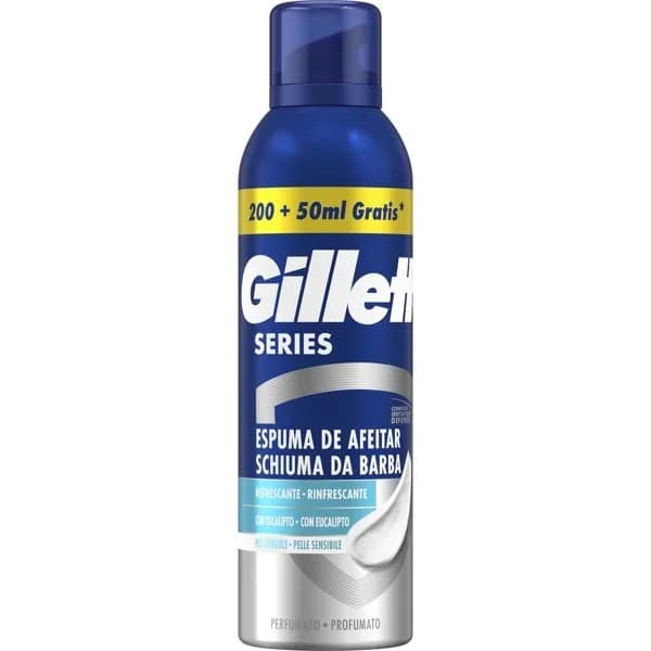 Espuma de afeitar refrescante con eucalipto para piel sensible Series Gillette 200 ml. - 0.25 l - Imagen del producto en Findit