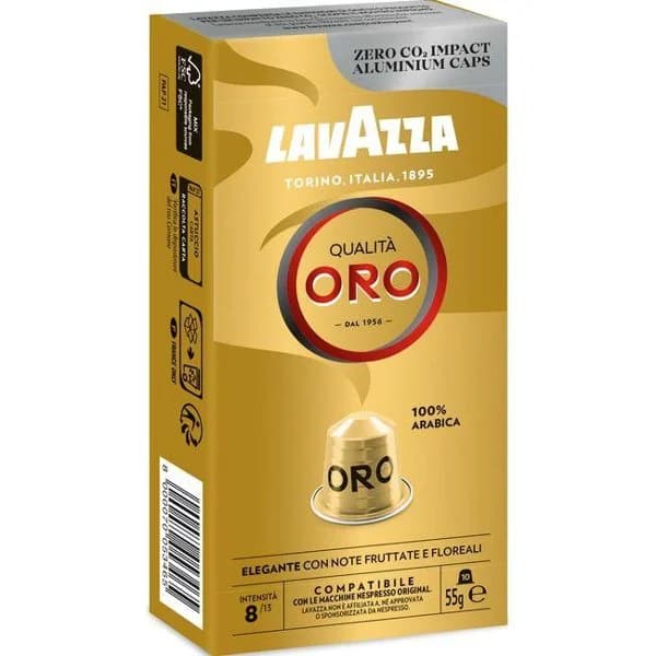 Cafe Qualita Oro Compatibles Maquina Nespresso - 10 ud - Imagen del producto en Findit