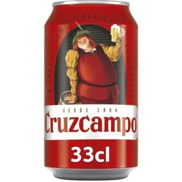 Cerveza CRUZCAMPO, lata 33 cl - 0.33 l - Imagen del producto en Findit