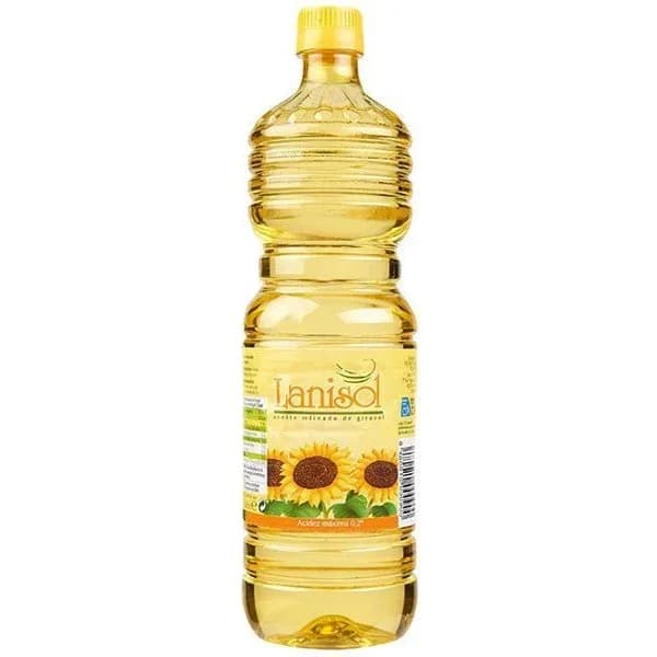 Aceite de girasol LANISOL, botella 1 litro - 1 l - Imagen del producto en Findit