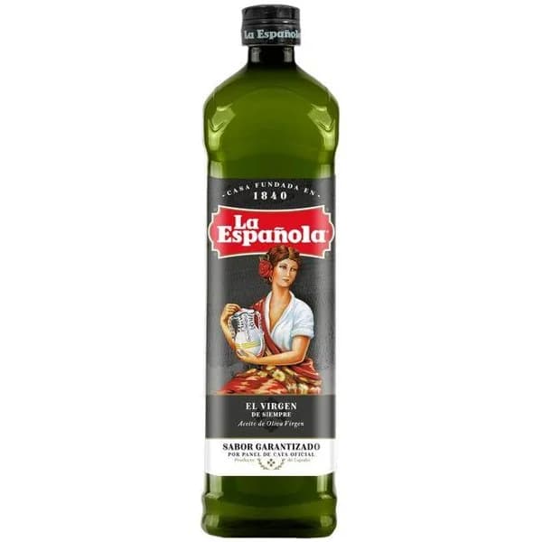 Aceite de oliva virgen LA ESPAÑOLA, botella 1 litro - 1 l - Imagen del producto en Findit