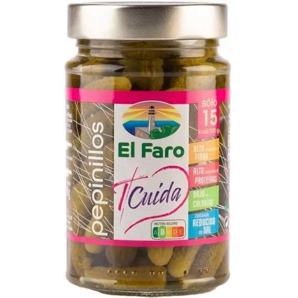 Pepinillos pequeños EL FARO, frasco 190 g - 0.19 kg - Imagen del producto en Findit