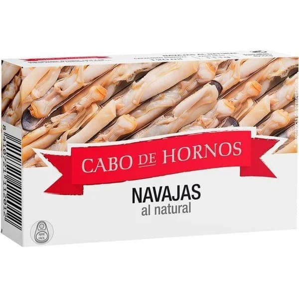 Navajas al natural Cabo de Hornos lata 63 g - 0.06 kg - Imagen del producto en Findit