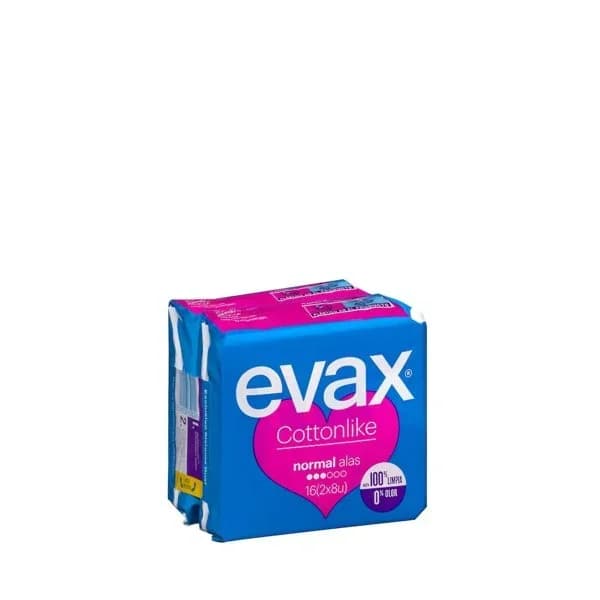 Compresas normal con alas Evax bolsa 16 unidades - 1 ud - Imagen del producto en Findit