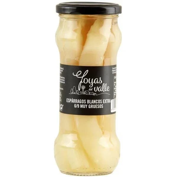 Espárrago extra 6/9 piezas JOYAS DEL VALLE, frasco 205 g - 0.21 kg - Imagen del producto en Findit