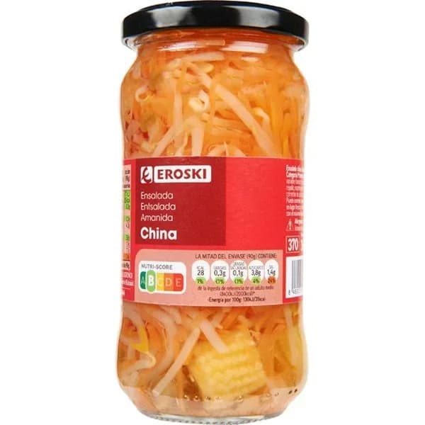 Ensalada China EROSKI, frasco 180 g - 0.18 kg - Imagen del producto en Findit