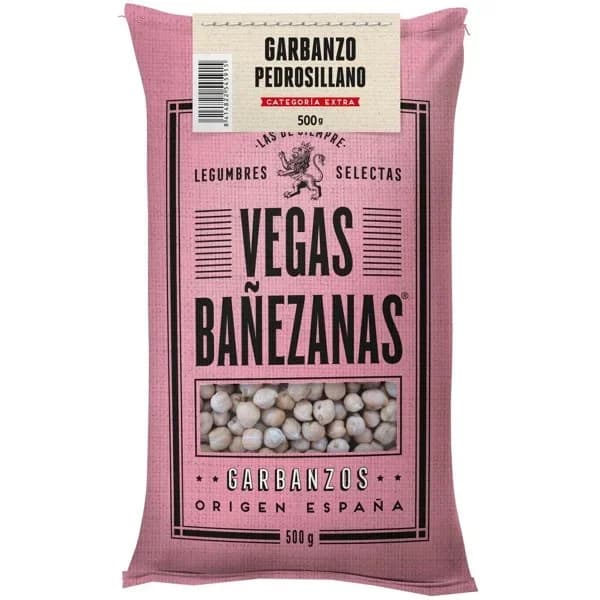 Garbanzo pedrosillano VEGAS BAÑEZANAS, saco 500 g - 0.5 kg - Imagen del producto en Findit