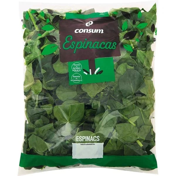 Espinacas Bolsa - 0.3 kg - Imagen del producto en Findit