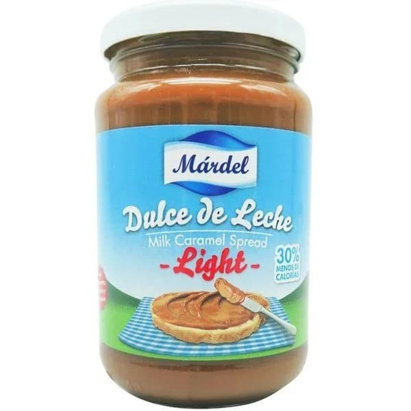 Dulce de leche light MARDEL, frasco 450 g - 0.45 kg - Imagen del producto en Findit