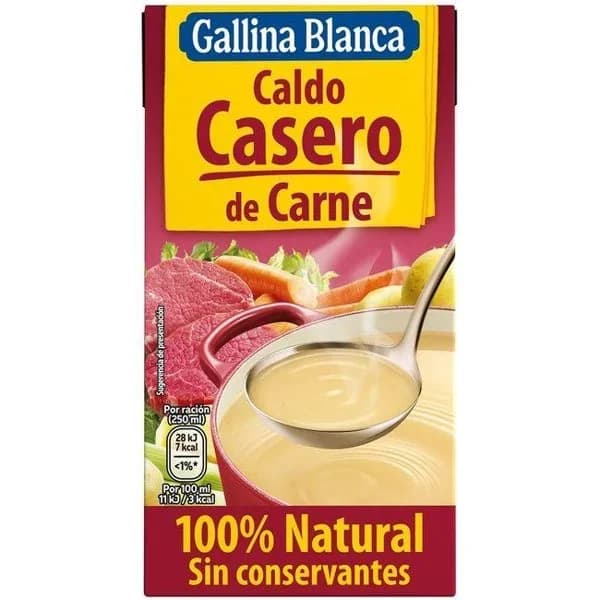 Caldo casero de carne GALLINA BLANCA, brik 500 ml - 0.5 l - Imagen del producto en Findit