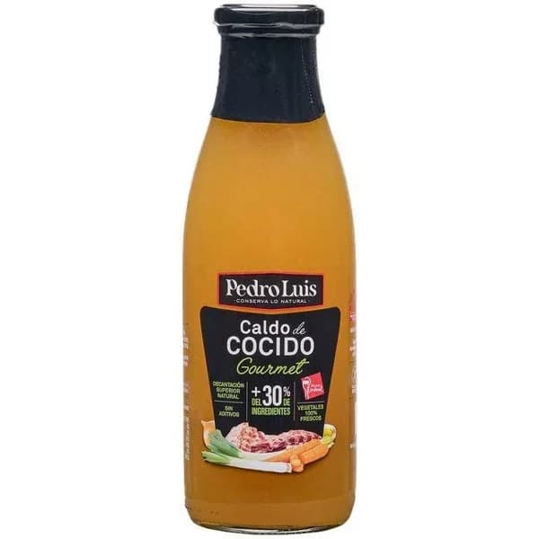 Caldo de cocido PEDRO LUIS SELECCIÓN GOURMET, botella 750 ml - 0.75 l - Imagen del producto en Findit