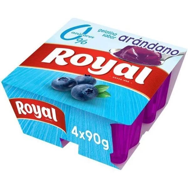 Gelatina de Arándanos 4UD - 0.36 kg - Imagen del producto en Findit