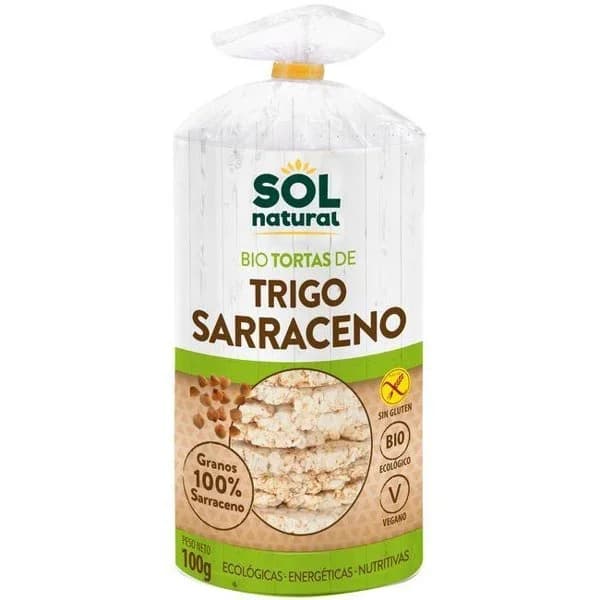 Tortita de trigo sarraceno bio SOLNATURAL, paquete 100 g - 0.1 kg - Imagen del producto en Findit