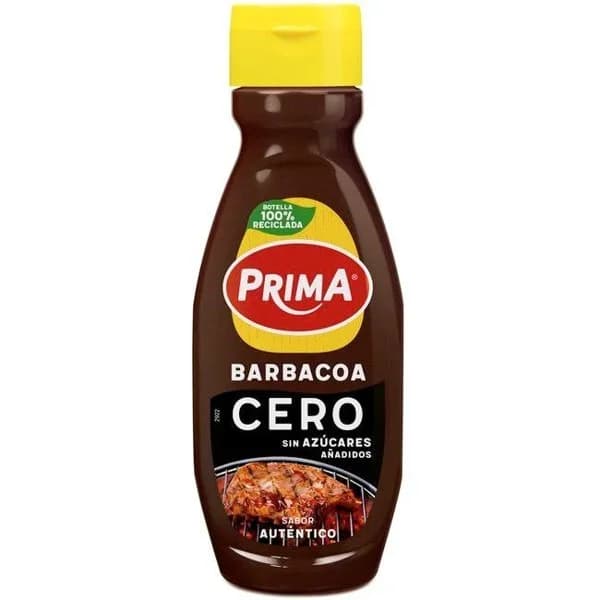 Salsa barbacoa cero PRIMA, bote 510 g - 0.51 kg - Imagen del producto en Findit