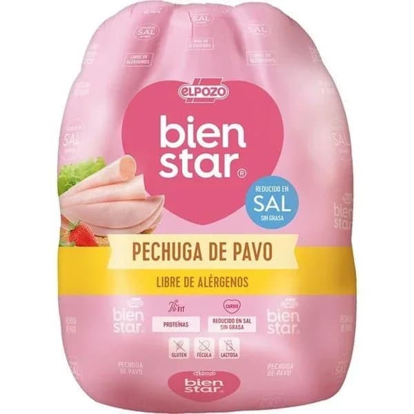 Pechuga pavo sin grasa red.sal ELPOZO, al corte, compra mínima 100 g - 0.34 kg - Imagen del producto en Findit