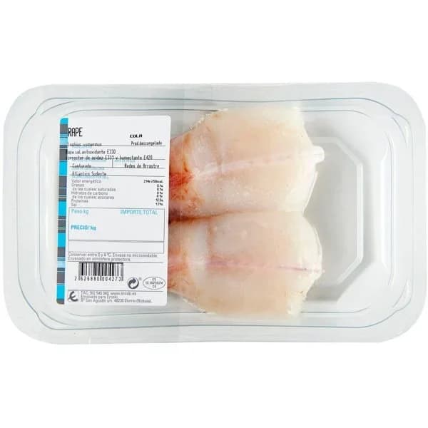 Cola de rape EROSKI, bandeja aprox. 350 g - 0.35 kg - Imagen del producto en Findit
