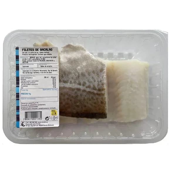 Filete de bacalao al punto de sal E. NATUR MSC, bandeja aprox. 350 g - 0.35 kg - Imagen del producto en Findit