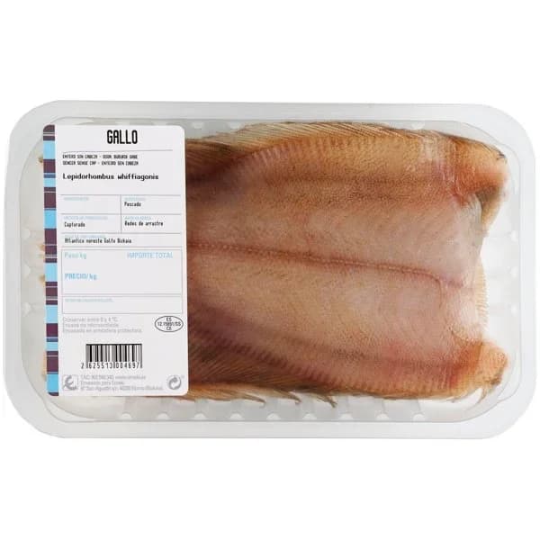 Gallo fresco EROSKI, bandeja aprox. 350 g - 0.35 kg - Imagen del producto en Findit