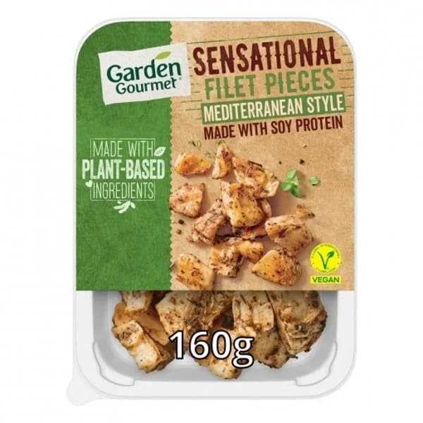 Piezas mediterráneas 100% Vegetal Sensational Garden Gourmet 160 g. - 0.16 kg - Imagen del producto en Findit