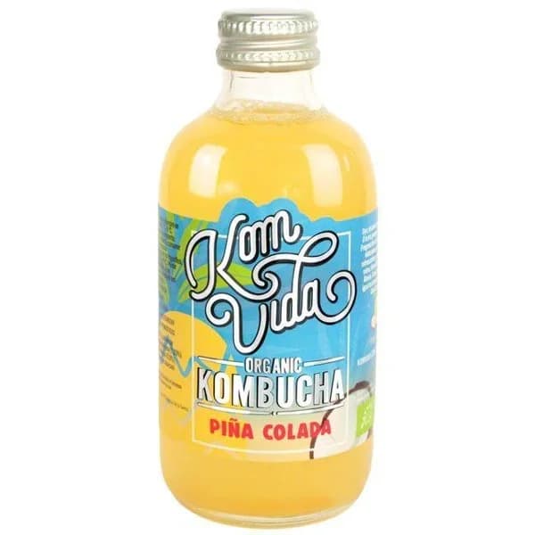 Kombucha piña colada ecológico Komvida 25 cl. - 0.25 l - Imagen del producto en Findit