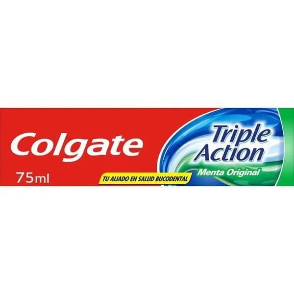 Dentífrico triple acción COLGATE, tubo 75 ml - 0.08 l - Imagen del producto en Findit