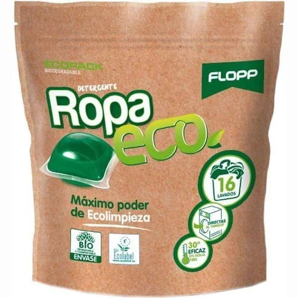 Detergente Eco en Cápsulas - 16 ud - Imagen del producto en Findit