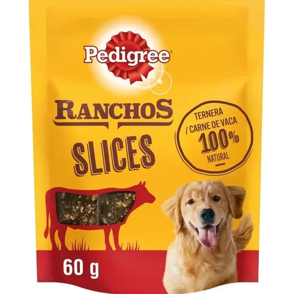 Snack ranchos slices de buey PEDIGREE, bolsa 60 g - 0.06 kg - Imagen del producto en Findit
