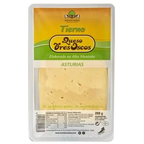 Queso en lonchas 250 g - 0.25 kg - Imagen del producto en Findit