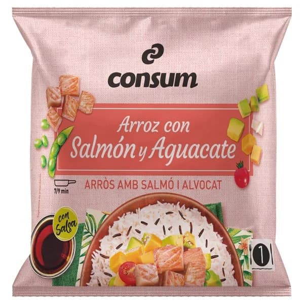 Arroz Salmón y Aguacate - 1 ud - Imagen del producto en Findit