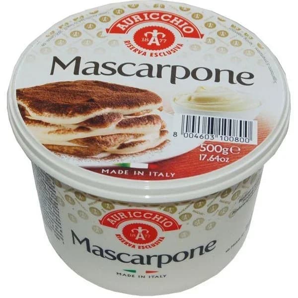 Queso Mascarpone AURICCHIO, tarrina 500 g - 0.5 kg - Imagen del producto en Findit