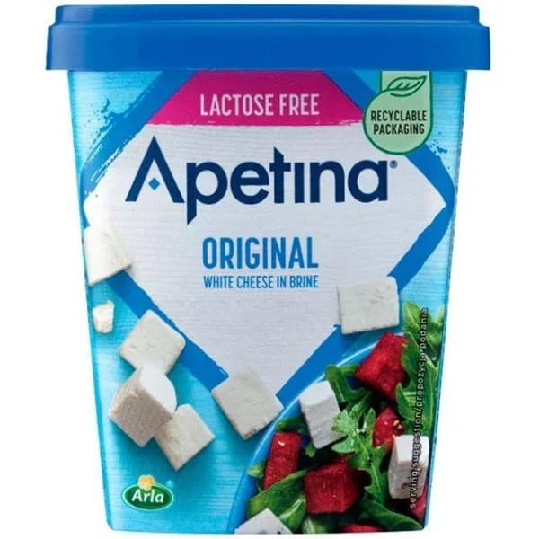 Dados de queso apetina sin lactosa ARLA, tarrina 200 g - 0.2 kg - Imagen del producto en Findit