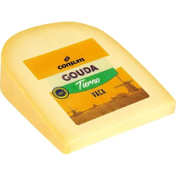 Queso Gouda Tierno Cuña - 0.35 kg - Imagen del producto en Findit