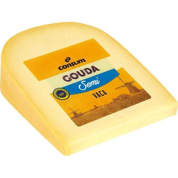 Queso Gouda Semi Cuña - 0.3 kg - Imagen del producto en Findit