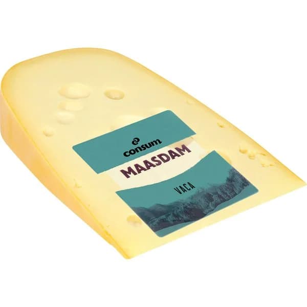 Queso Maasdam Cuña - 0.38 kg - Imagen del producto en Findit