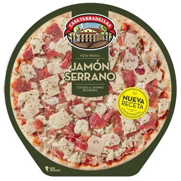 Pizza Jamón Serrano y Queso Refrigerada 390G - 0.39 kg - Imagen del producto en Findit