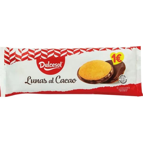 Lunas al Cacao Pack 6 Unidades - 0.09 kg - Imagen del producto en Findit