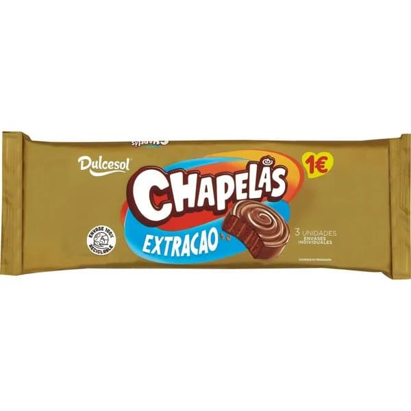 Chapelas Extracao Pack 3 Unidades - 0.13 kg - Imagen del producto en Findit