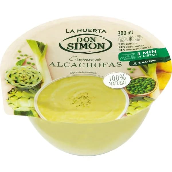 Crema Alcachofas - 0.3 l - Imagen del producto en Findit