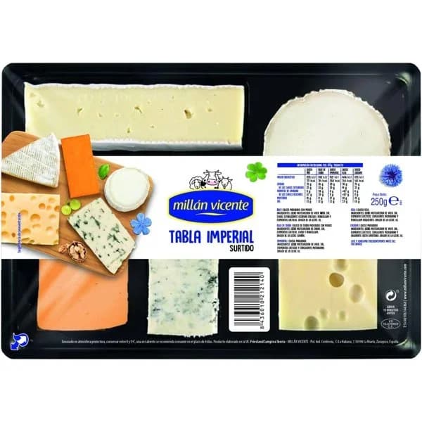 Tabla de quesos imperial Millán Vicente 250 g. - 1 ud - Imagen del producto en Findit