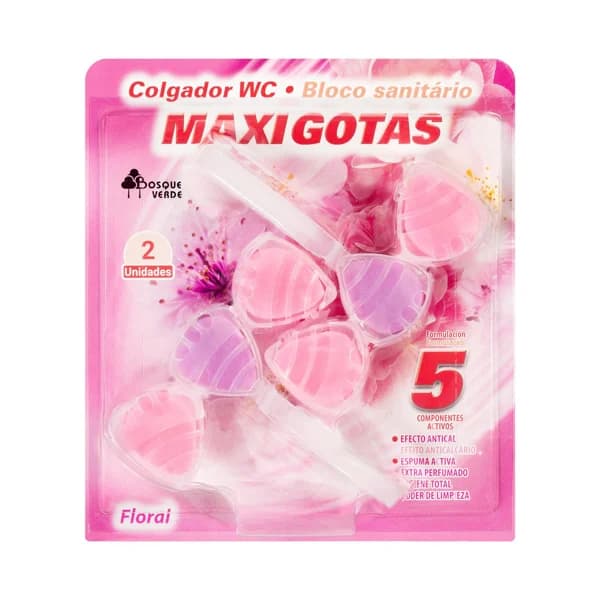 Colgador WC Maxigotas Floral Bosque Verde - 0.08 kg - Imagen del producto en Findit