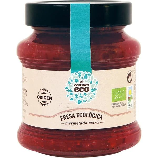 Mermelada Ecológica Fresa - 0.35 ud - Imagen del producto en Findit