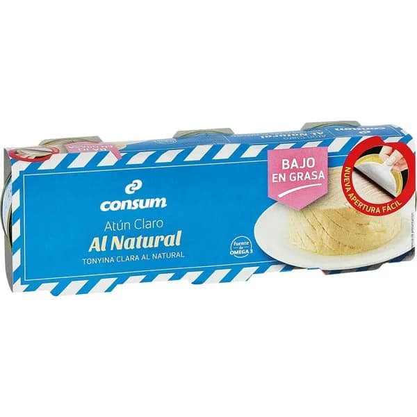 Atún Claro Natural Pack de 3 - 0.17 kg - Imagen del producto en Findit